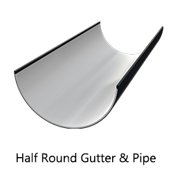 Half Round Gutter & Pipe